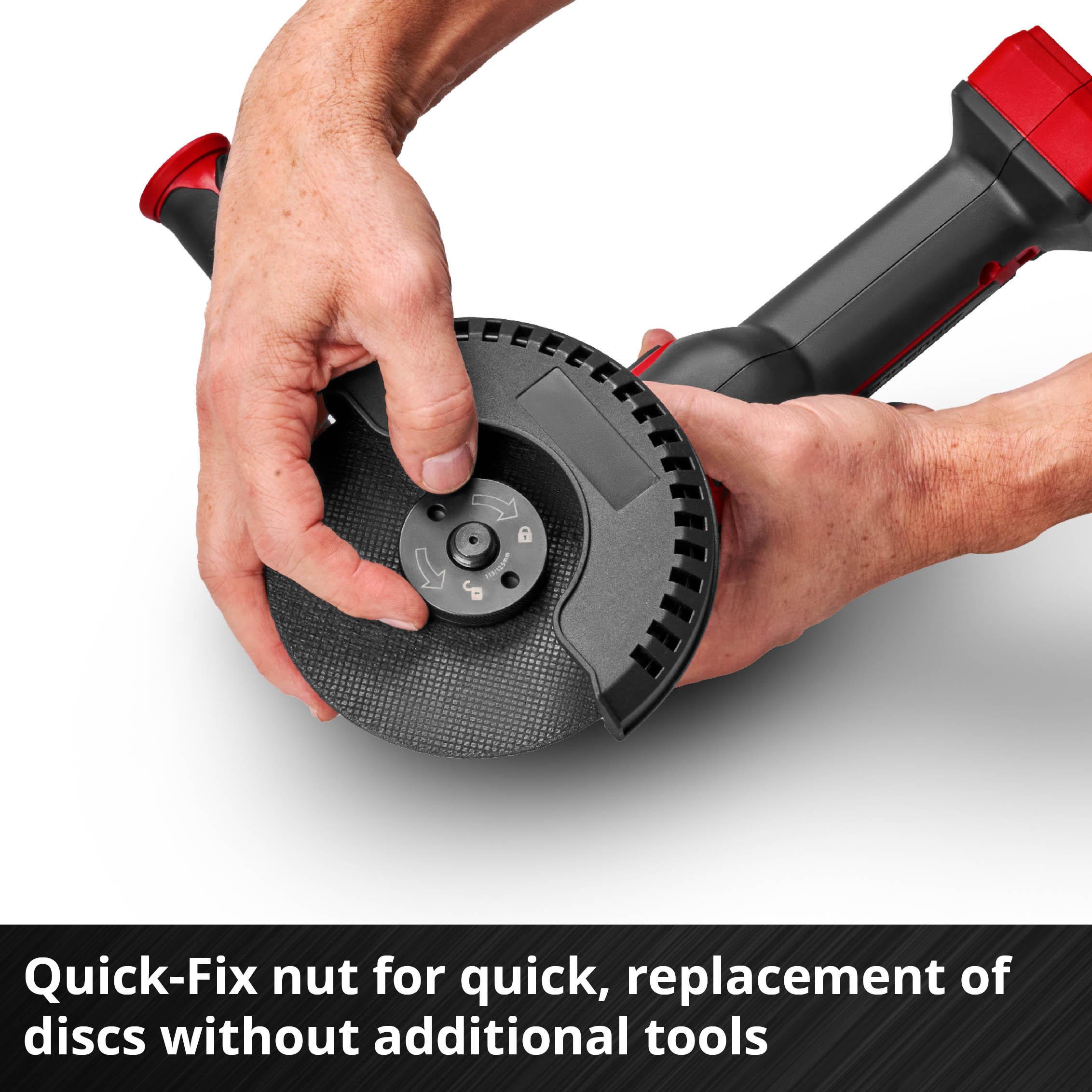 Einhell Pro 18V 900W Cordless Angle Grinder