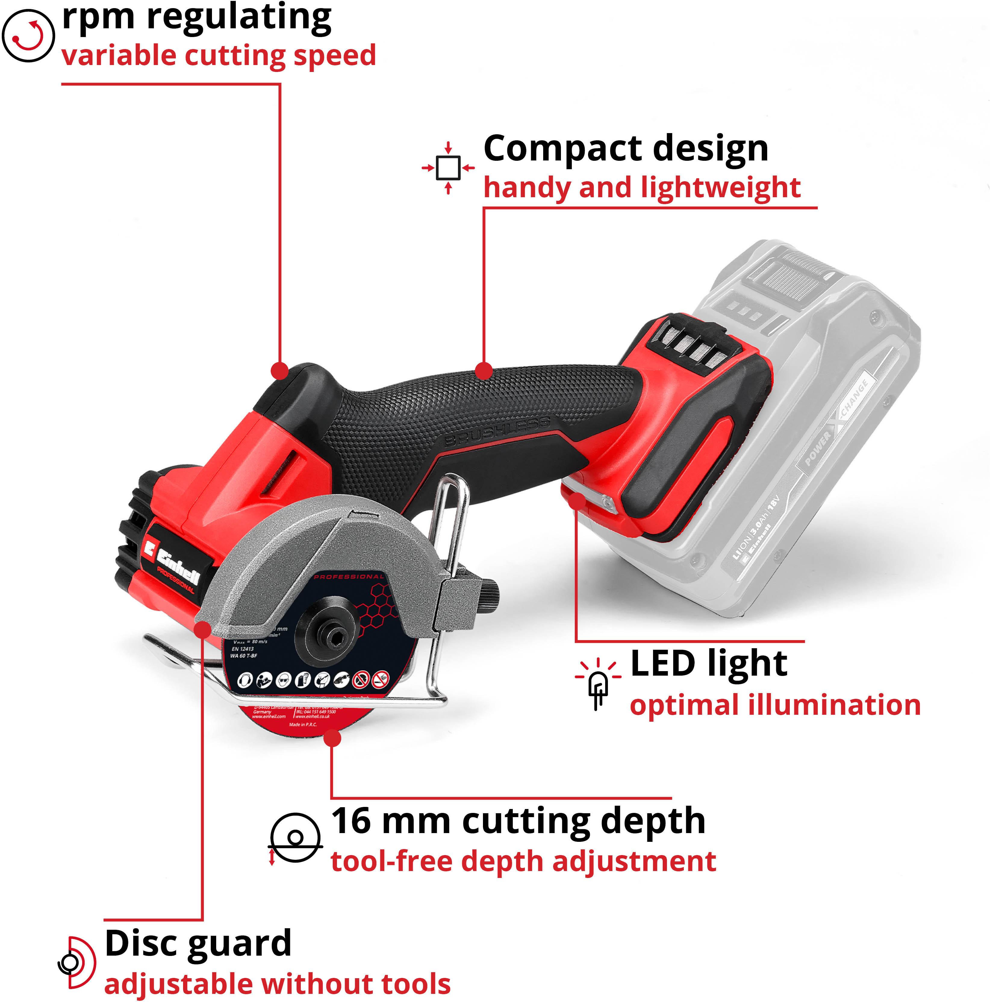 Einhell Pro 18V Cut Off Grinder