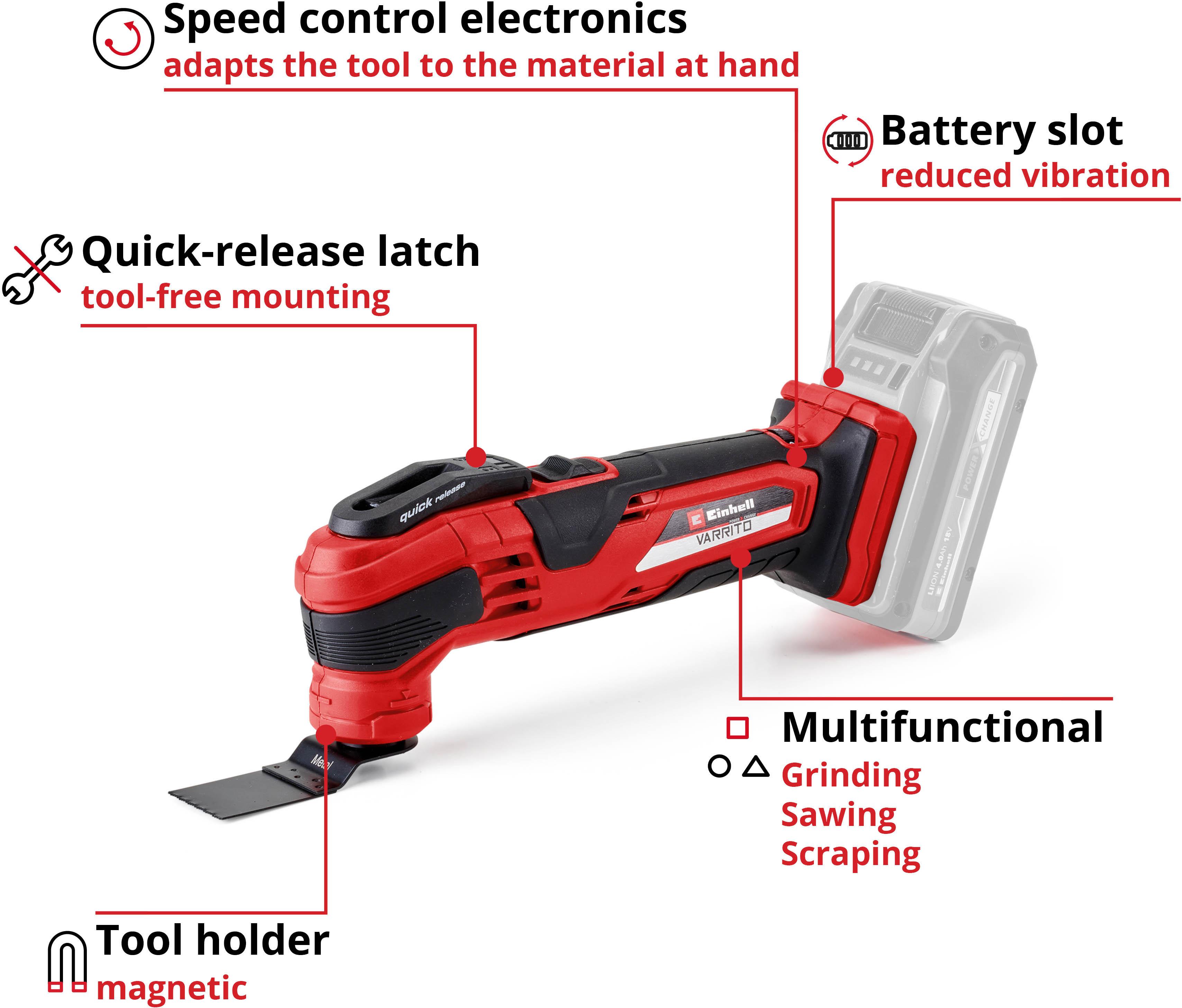 Einhell VARRITO 18V Cordless Multifunctional Tool