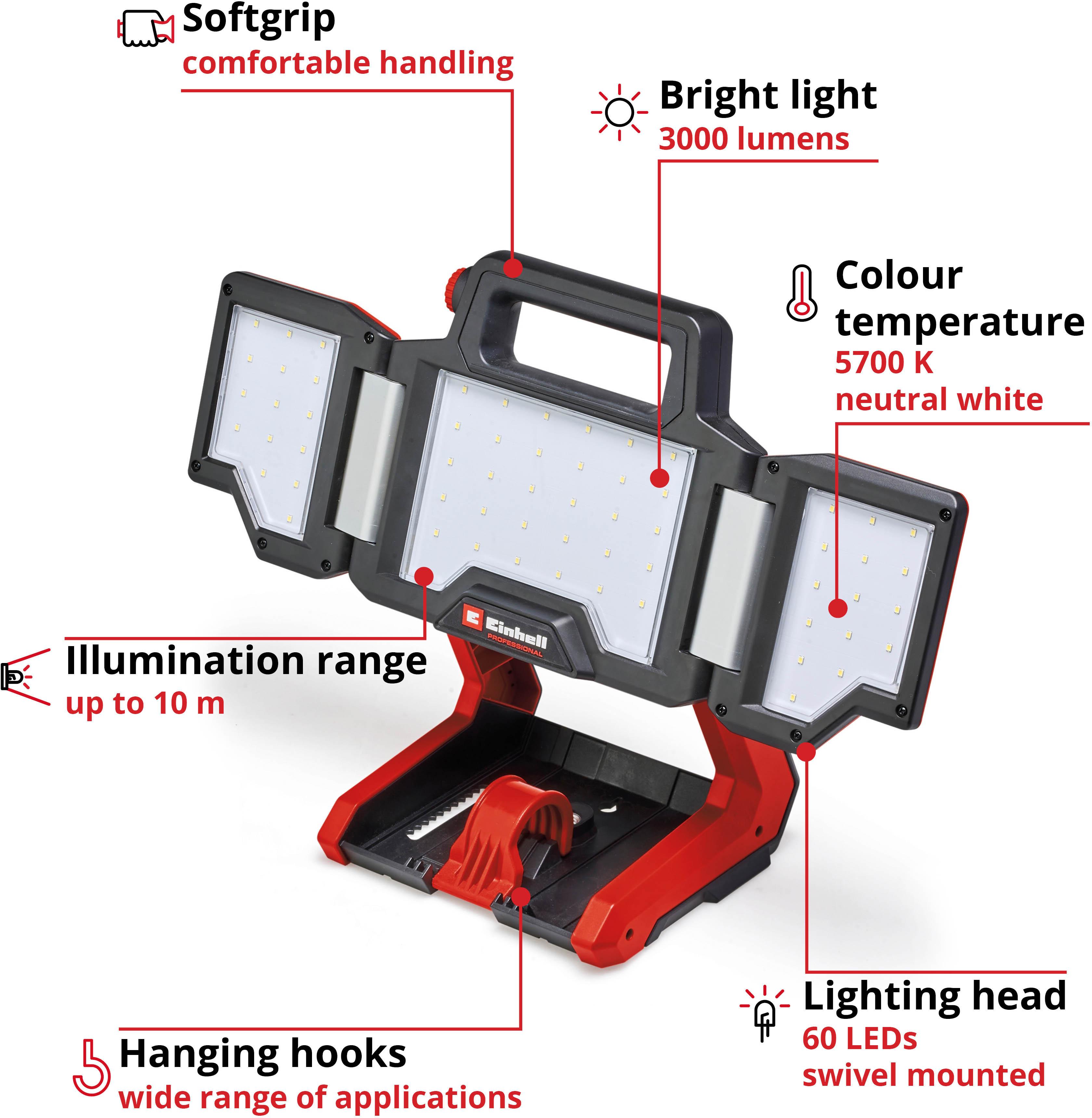 Einhell Professional 3000Lm Work Light