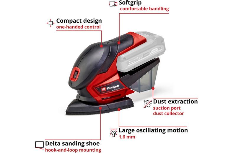 Einhell 18V Cordless Multiple Sander Einhell 18V Cordless Multiple Sander
