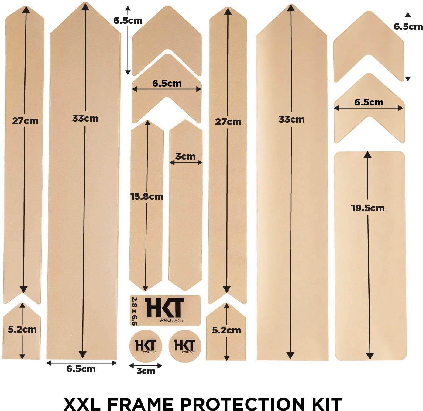 HKT Plus Frame Protection Kit Clear, Gloss