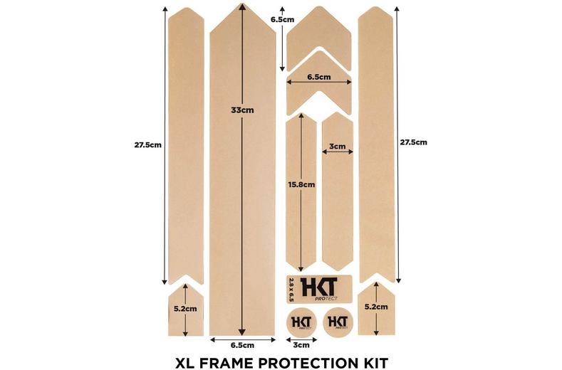 HKT Standard Frame Protection Kit Clear, Gloss HKT Standard Frame Protection Kit Clear, Gloss