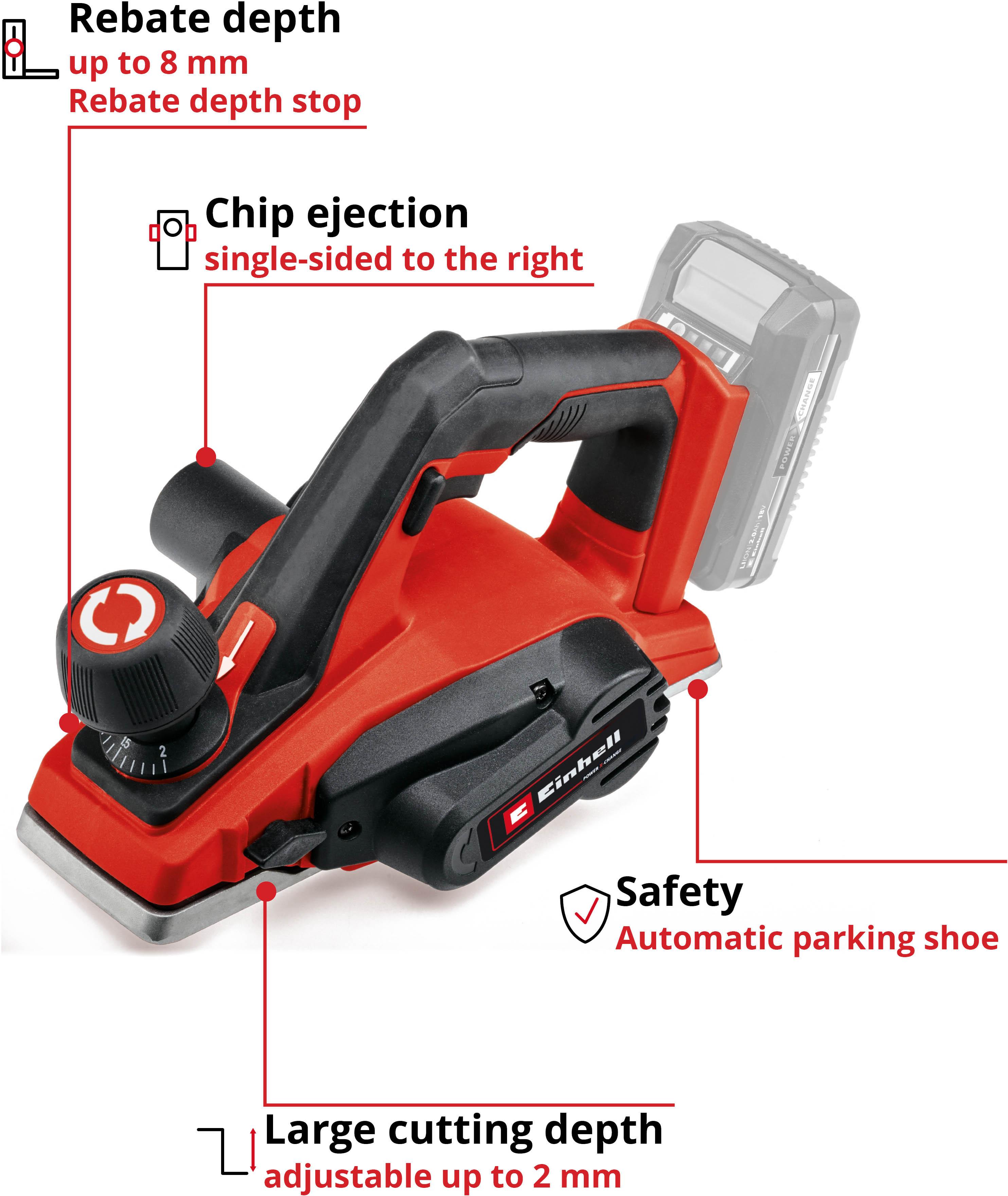 Einhell 18V 82mm Planer