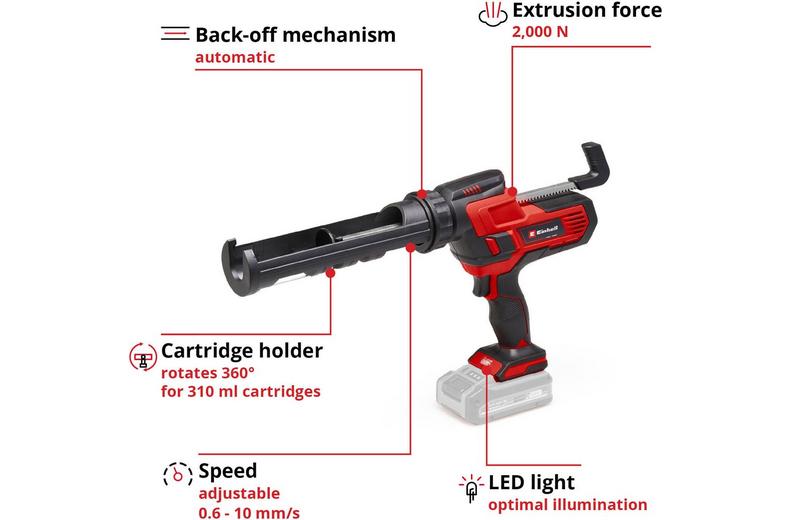 Einhell 18V Caulking Gun Einhell 18V Caulking Gun