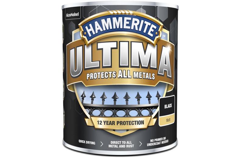 Hammerite Ultima Matt Black 750ml Hammerite Ultima Matt Black 750ml