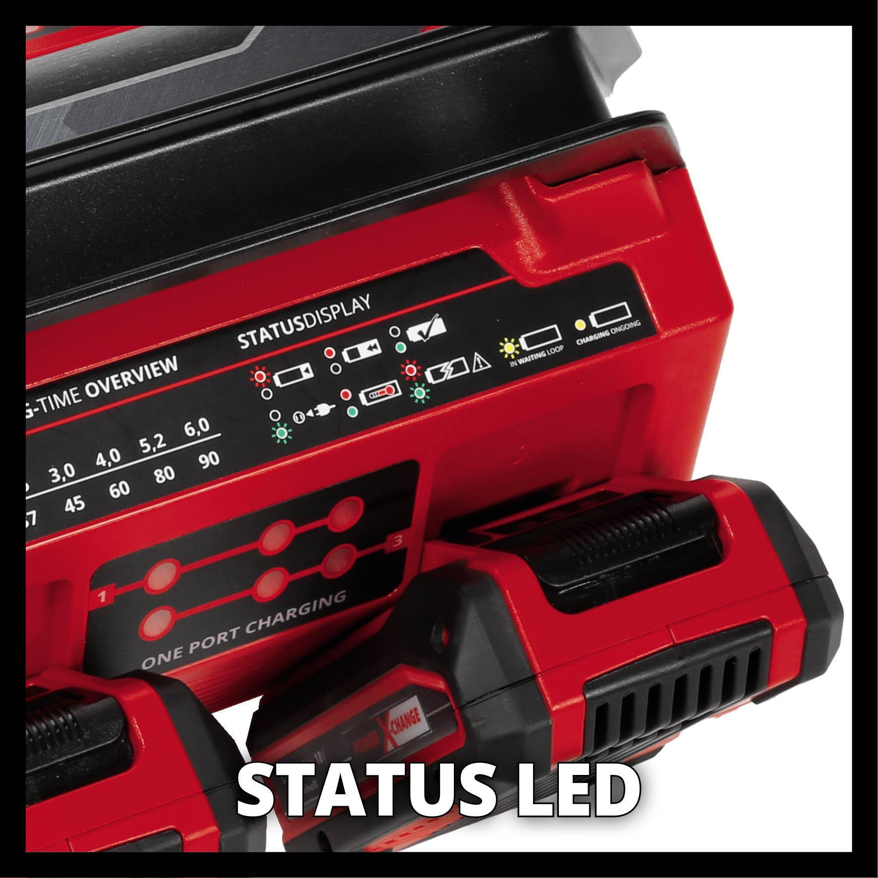 Einhell 2x2 Power X-Quattrocharger 4A Charger