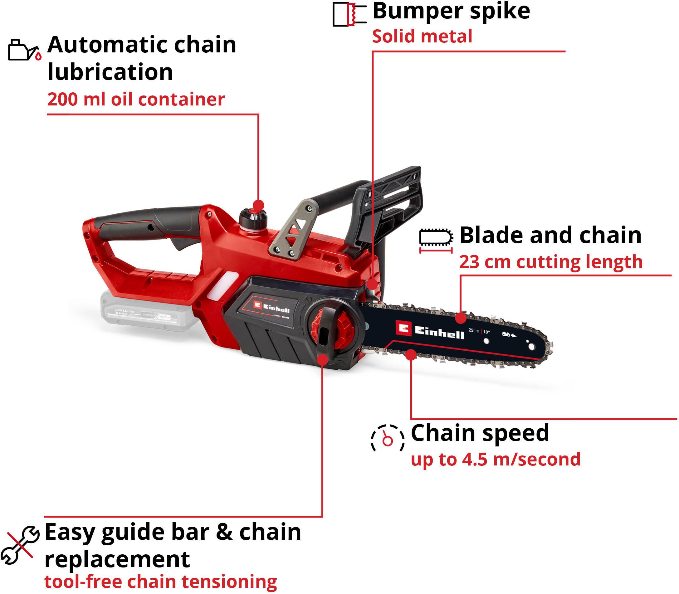 Einhell 18V 23cm Chainsaw