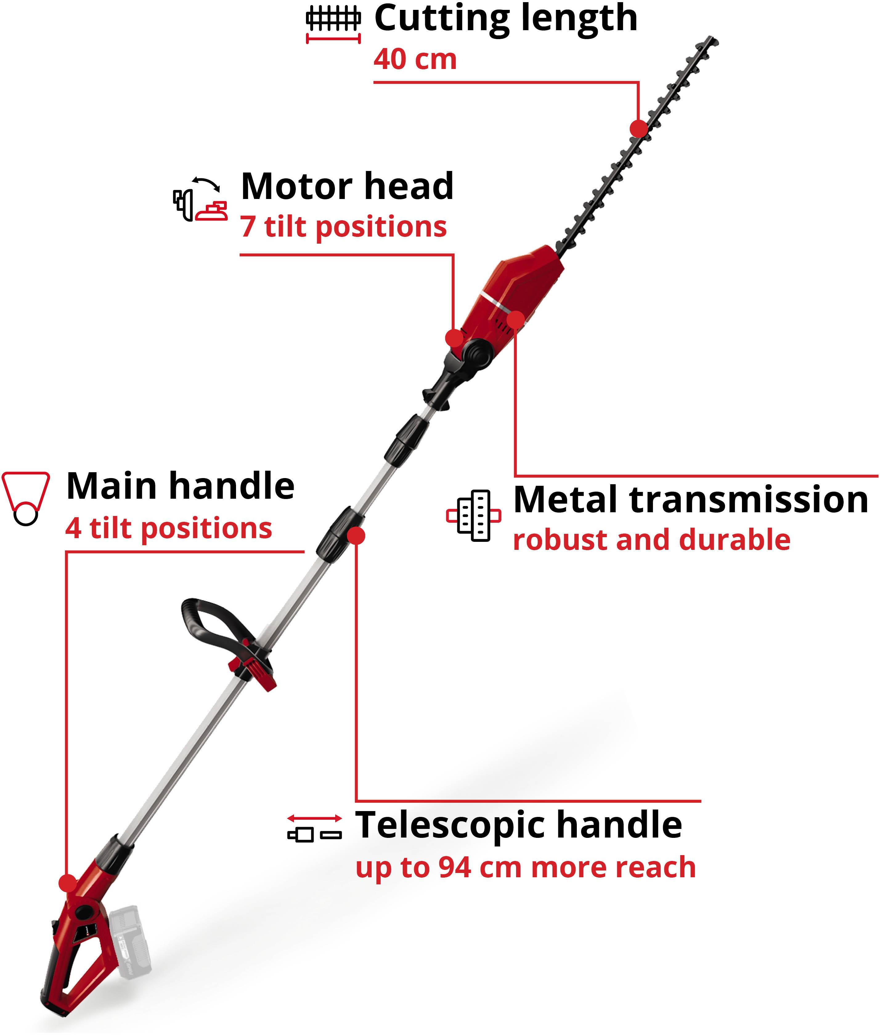 Einhell 18V 40cm Hedge Trimmer