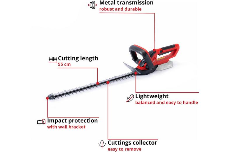 Einhell Cordless Hedge Trimmer 55cm Einhell Cordless Hedge Trimmer 55cm
