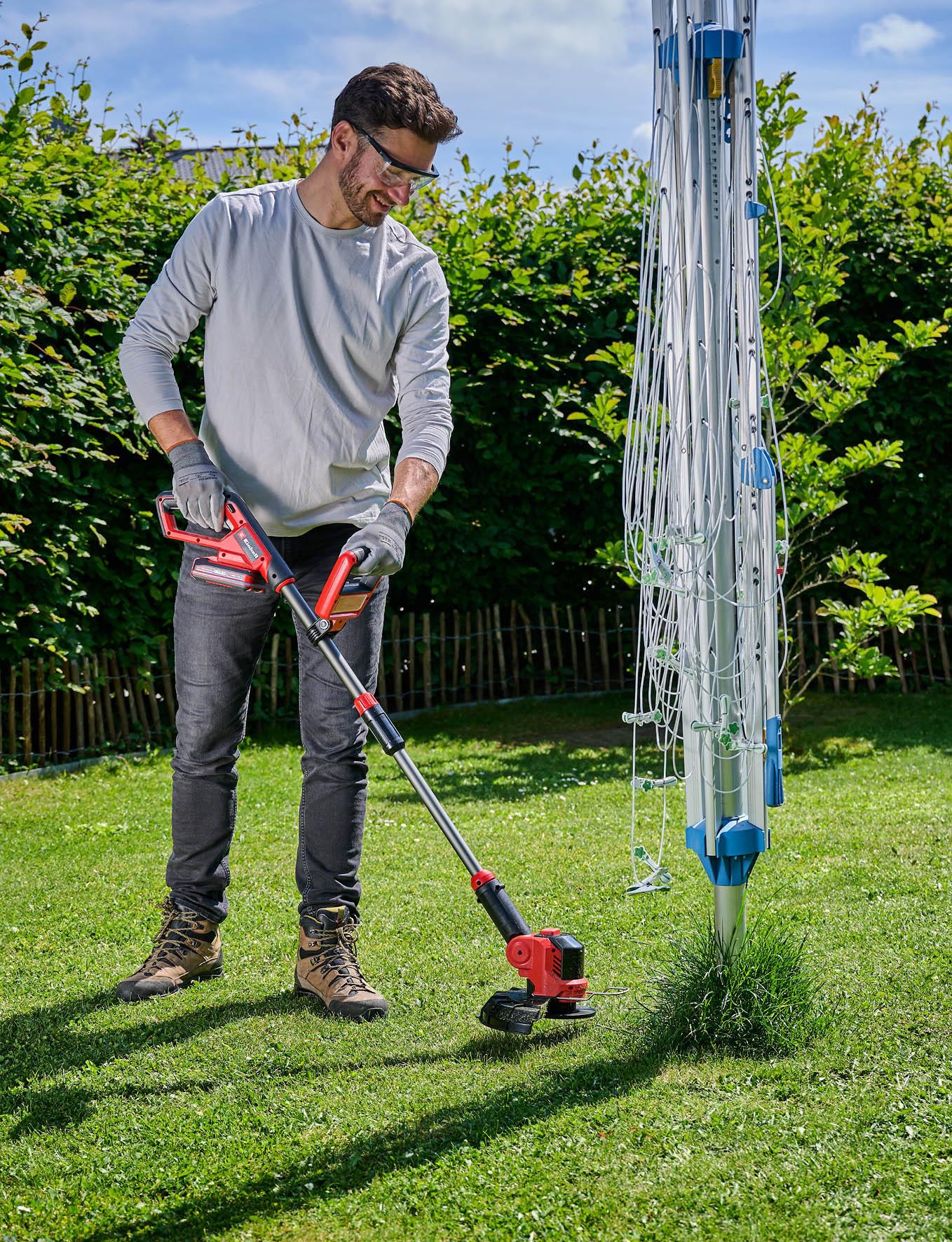 Einhell Cordless Grass Trimmer 180° Rotatable Motor Head