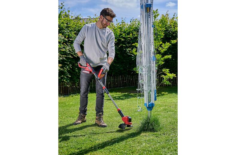 Einhell Cordless Grass Trimmer 180° Rotatable Motor Head Einhell Cordless Grass Trimmer 180° Rotatable Motor Head
