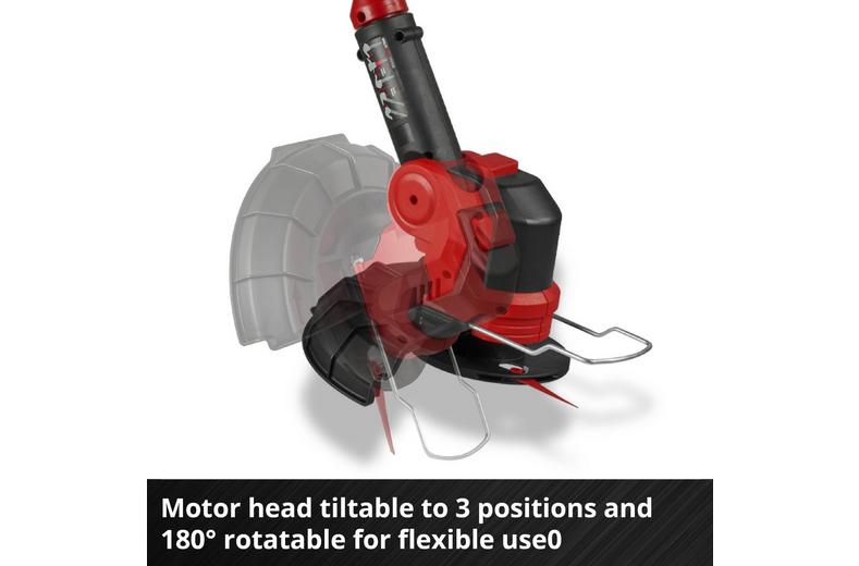 Einhell Cordless Grass Trimmer 180° Rotatable Motor Head Einhell Cordless Grass Trimmer 180° Rotatable Motor Head