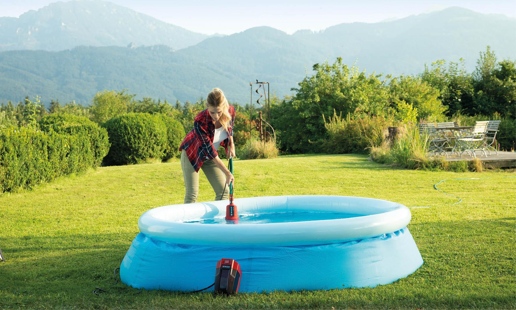 Einhell 18V Cordless Clear Submersible Water Pump