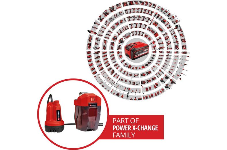 Einhell 18V Cordless Clear Submersible Water Pump Einhell 18V Cordless Clear Submersible Water Pump