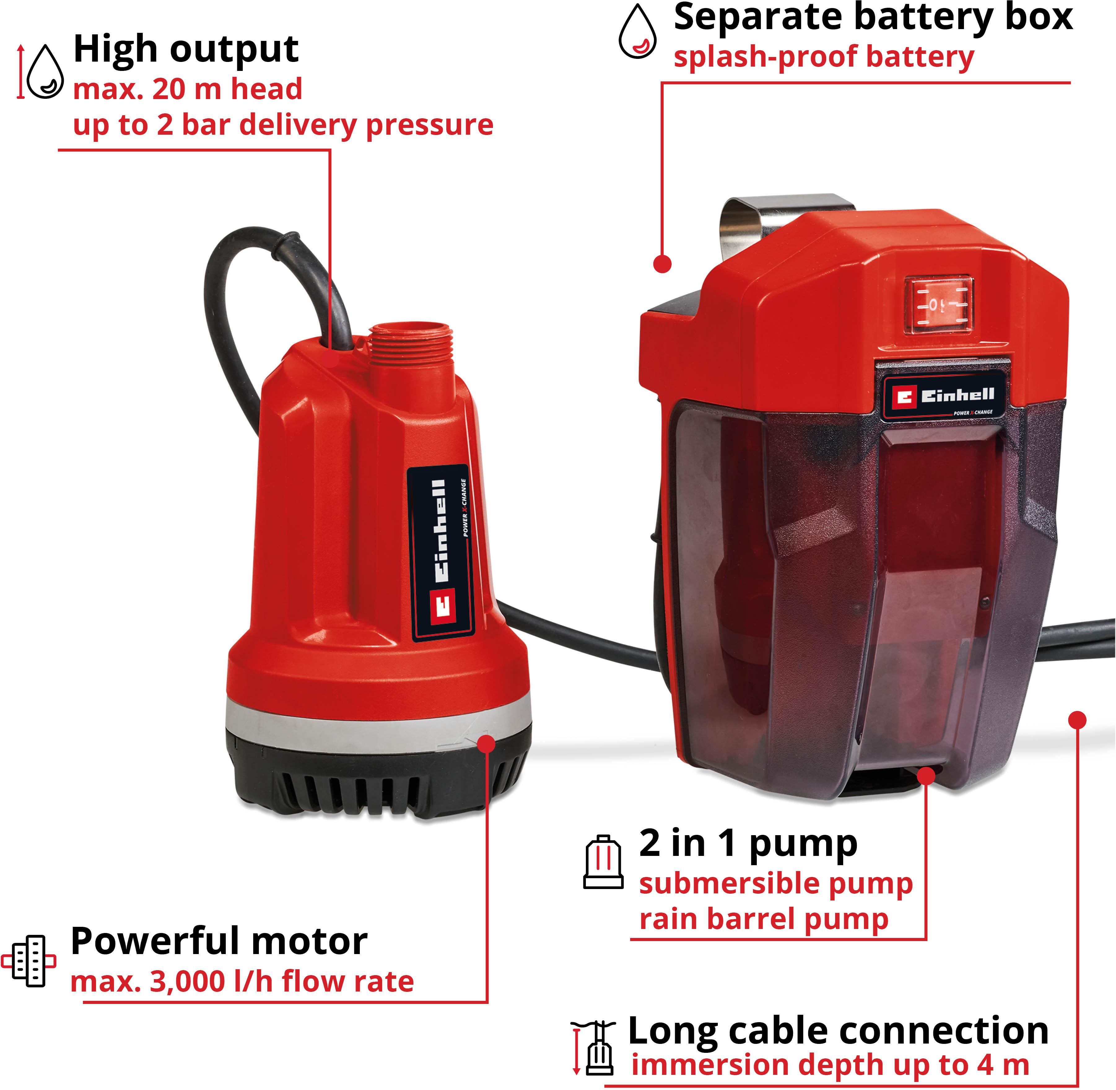 Einhell Cordless Clear Water Pump