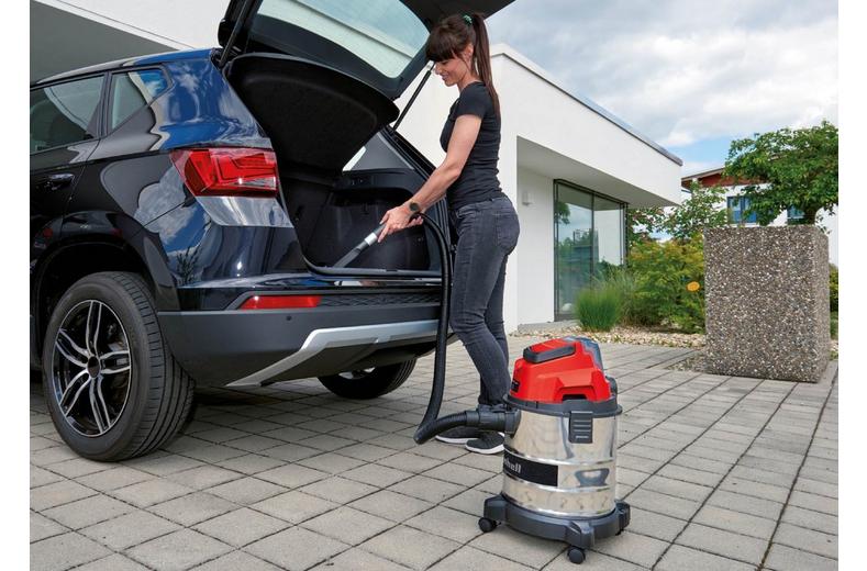 Einhell 20L Stainless Steel Cordless Wet & Dry Vacuum Cleaner Einhell 20L Stainless Steel Cordless Wet & Dry Vacuum Cleaner