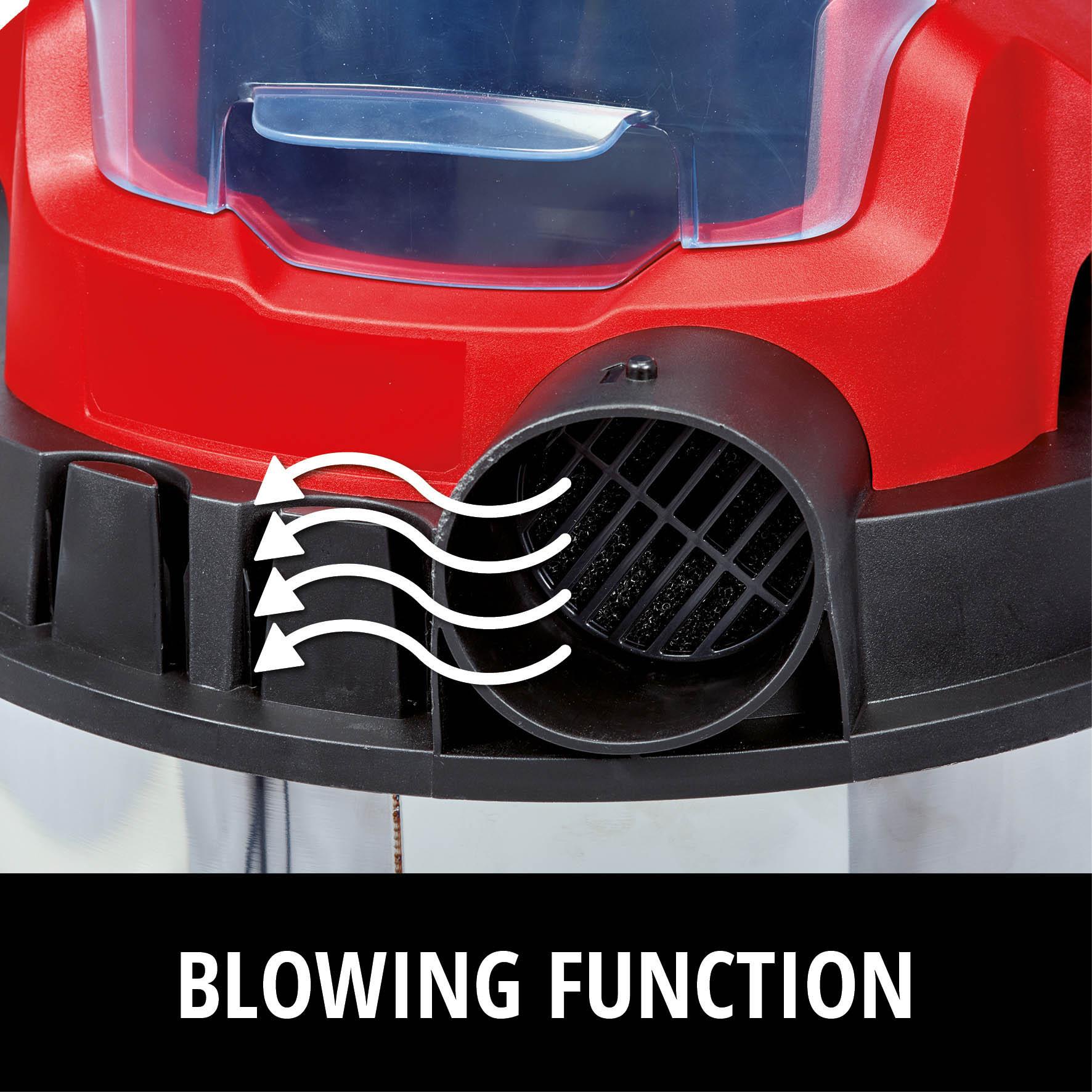 Einhell 20L Stainless Steel Cordless Wet & Dry Vacuum Cleaner