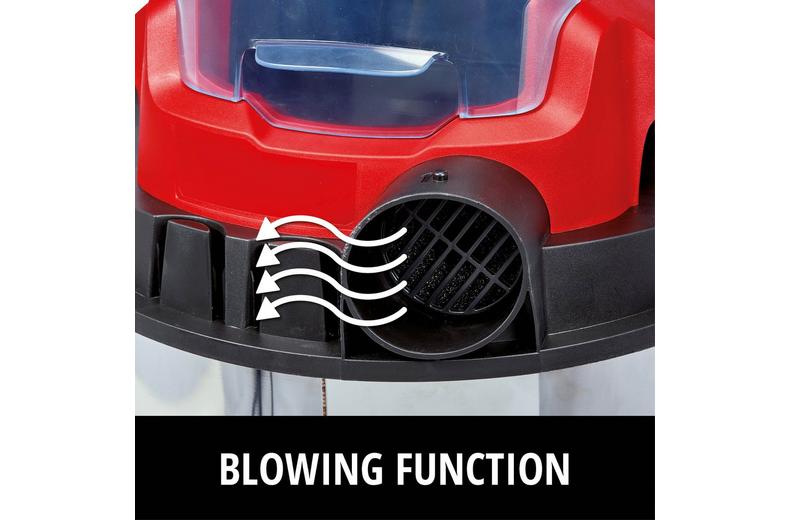 Einhell 20L Stainless Steel Cordless Wet & Dry Vacuum Cleaner Einhell 20L Stainless Steel Cordless Wet & Dry Vacuum Cleaner