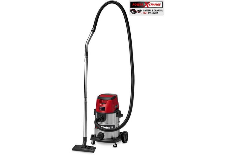 Einhell 36V 25L Stainless Steel Wet & Dry Vac Einhell 36V 25L Stainless Steel Wet & Dry Vac