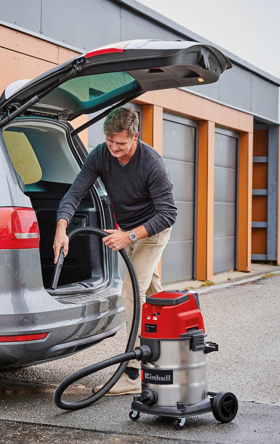 Einhell 36V 25L Stainless Steel Wet & Dry Vac