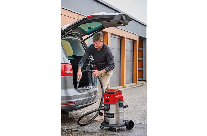 Einhell 36V 25L Stainless Steel Wet & Dry Vac Einhell 36V 25L Stainless Steel Wet & Dry Vac