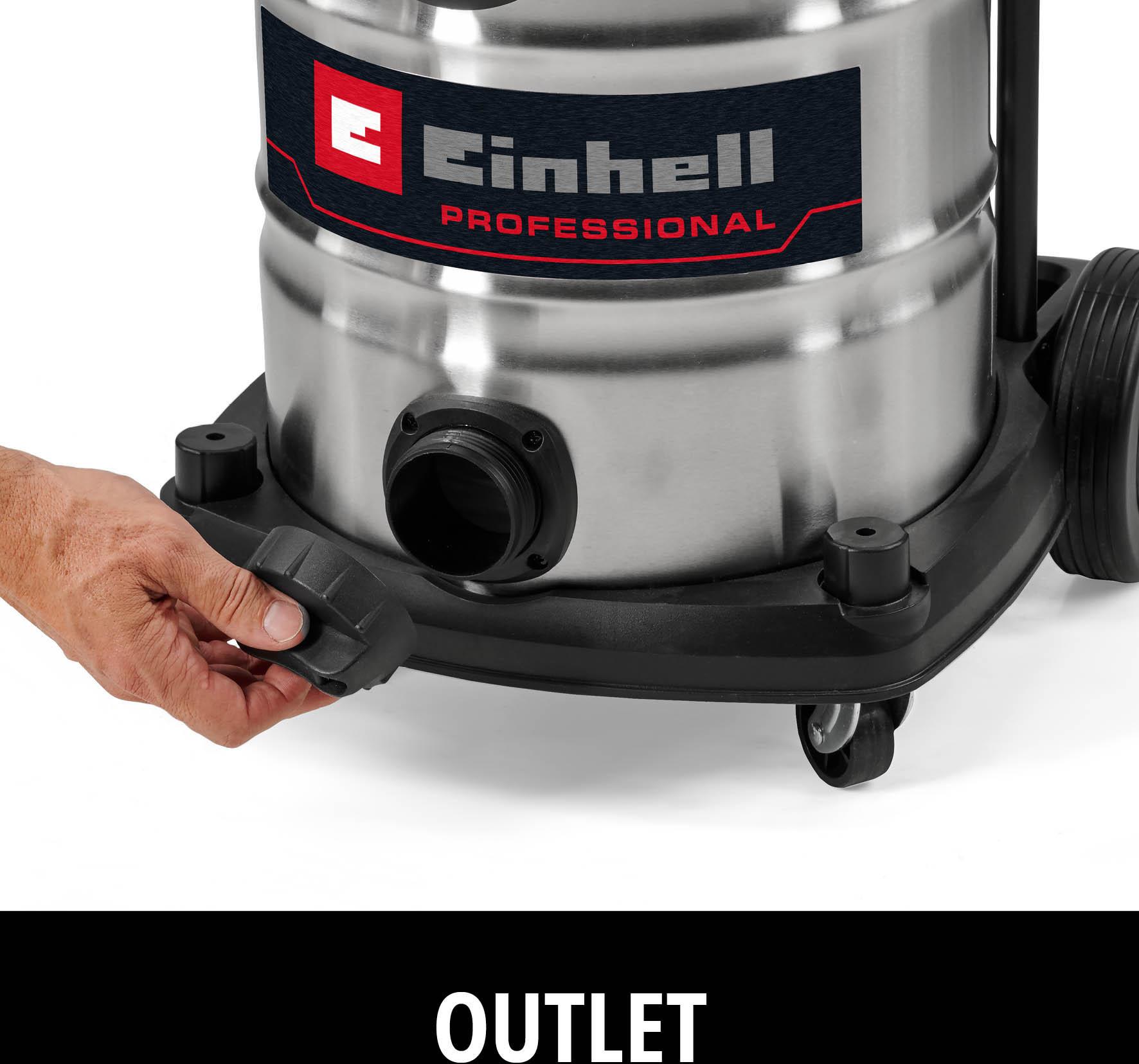 Einhell Pro 30L Stainless Steel Wet & Dry Vac