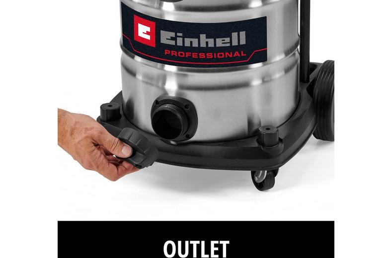 Einhell Pro 30L Stainless Steel Wet & Dry Vac Einhell Pro 30L Stainless Steel Wet & Dry Vac
