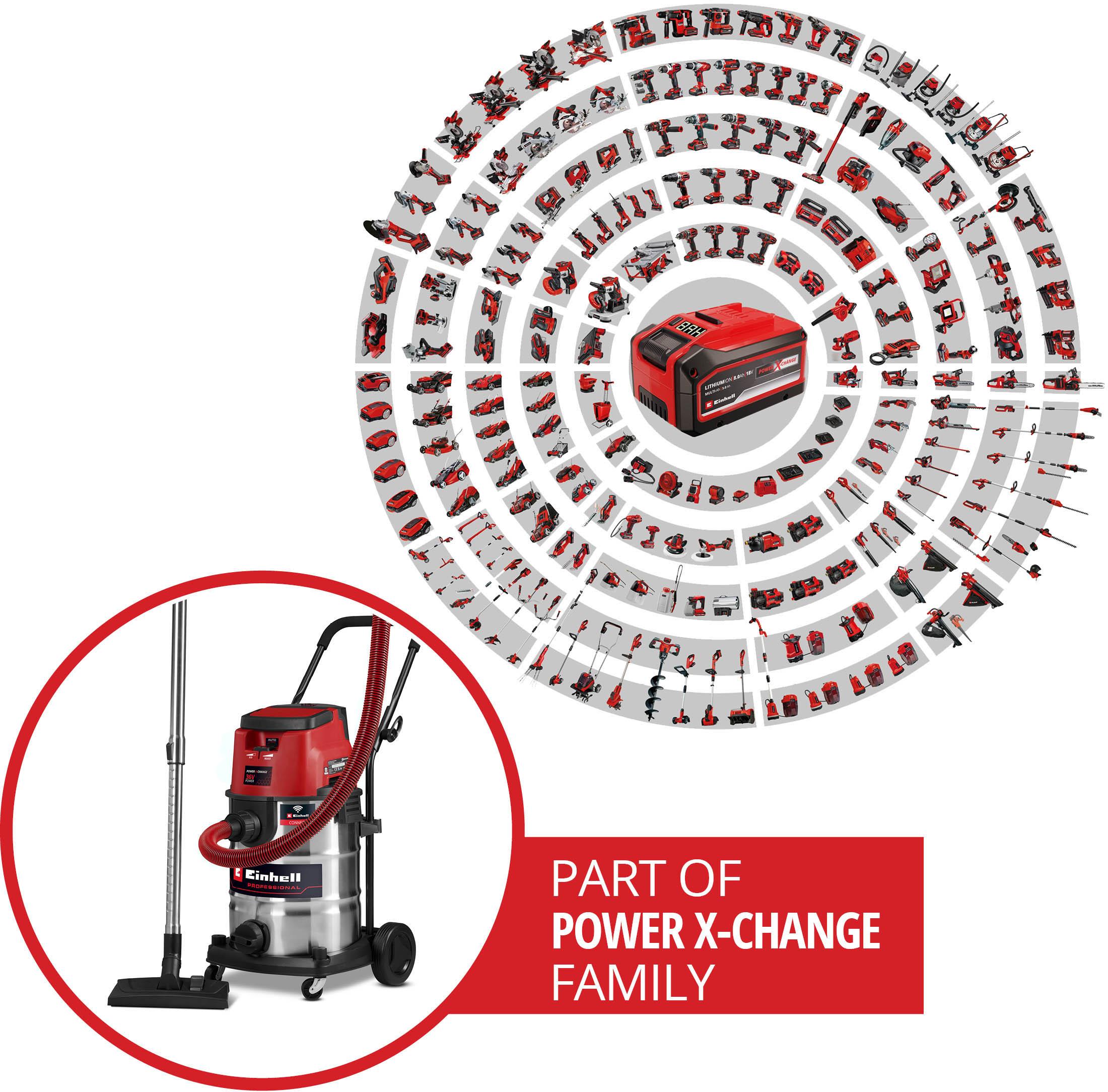 Einhell Pro 30L Stainless Steel Wet & Dry Vac