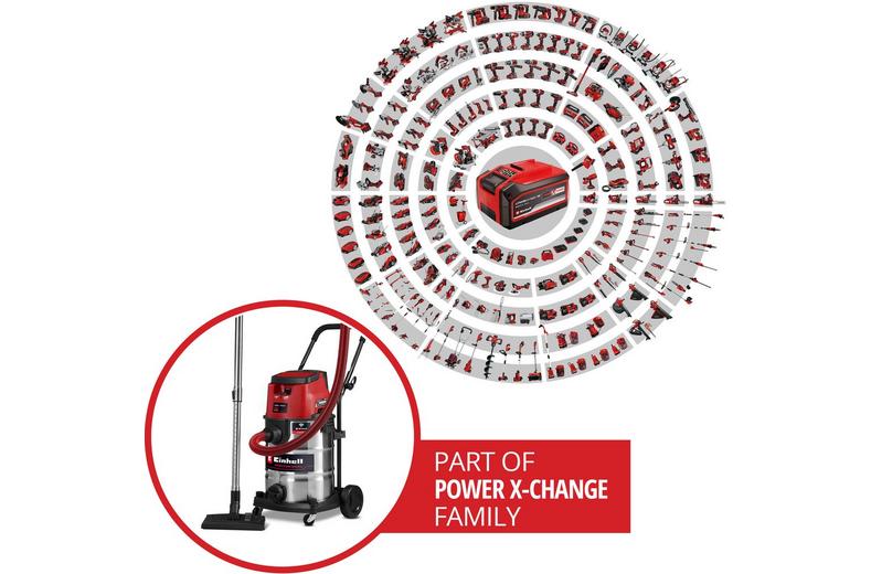 Einhell Pro 30L Stainless Steel Wet & Dry Vac Einhell Pro 30L Stainless Steel Wet & Dry Vac