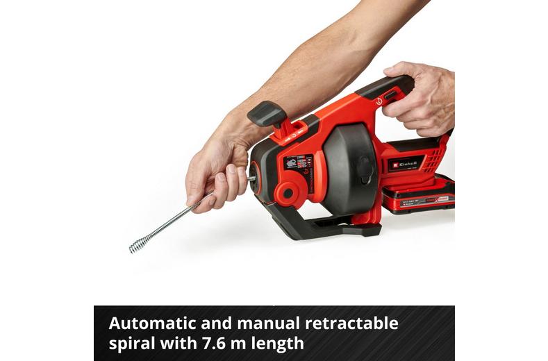 Einhell 18V Cordless Drain Cleaner Einhell 18V Cordless Drain Cleaner
