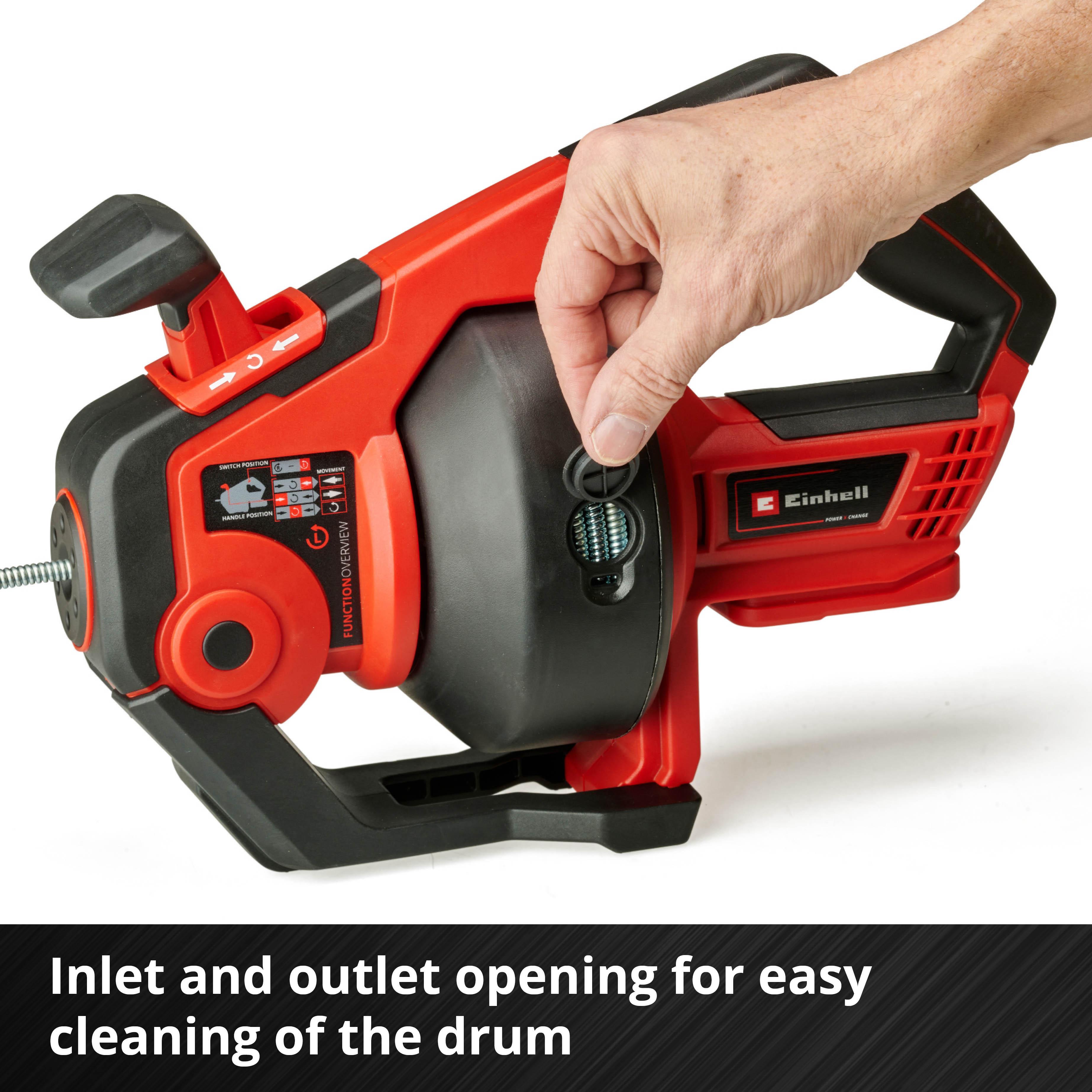 Einhell 18V Cordless Drain Cleaner