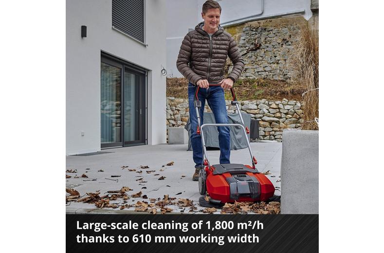 Einhell 18V Cordless Push Sweeper Einhell 18V Cordless Push Sweeper