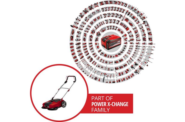 Einhell 18V Cordless Push Sweeper Einhell 18V Cordless Push Sweeper