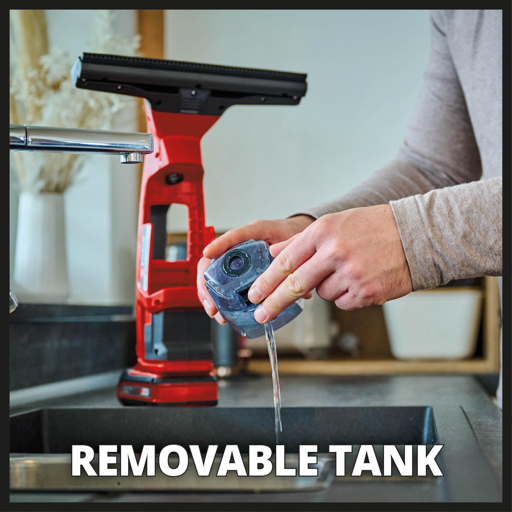 Einhell BRILLIANTO Cordless Window Vacuum Cleaner 300ml