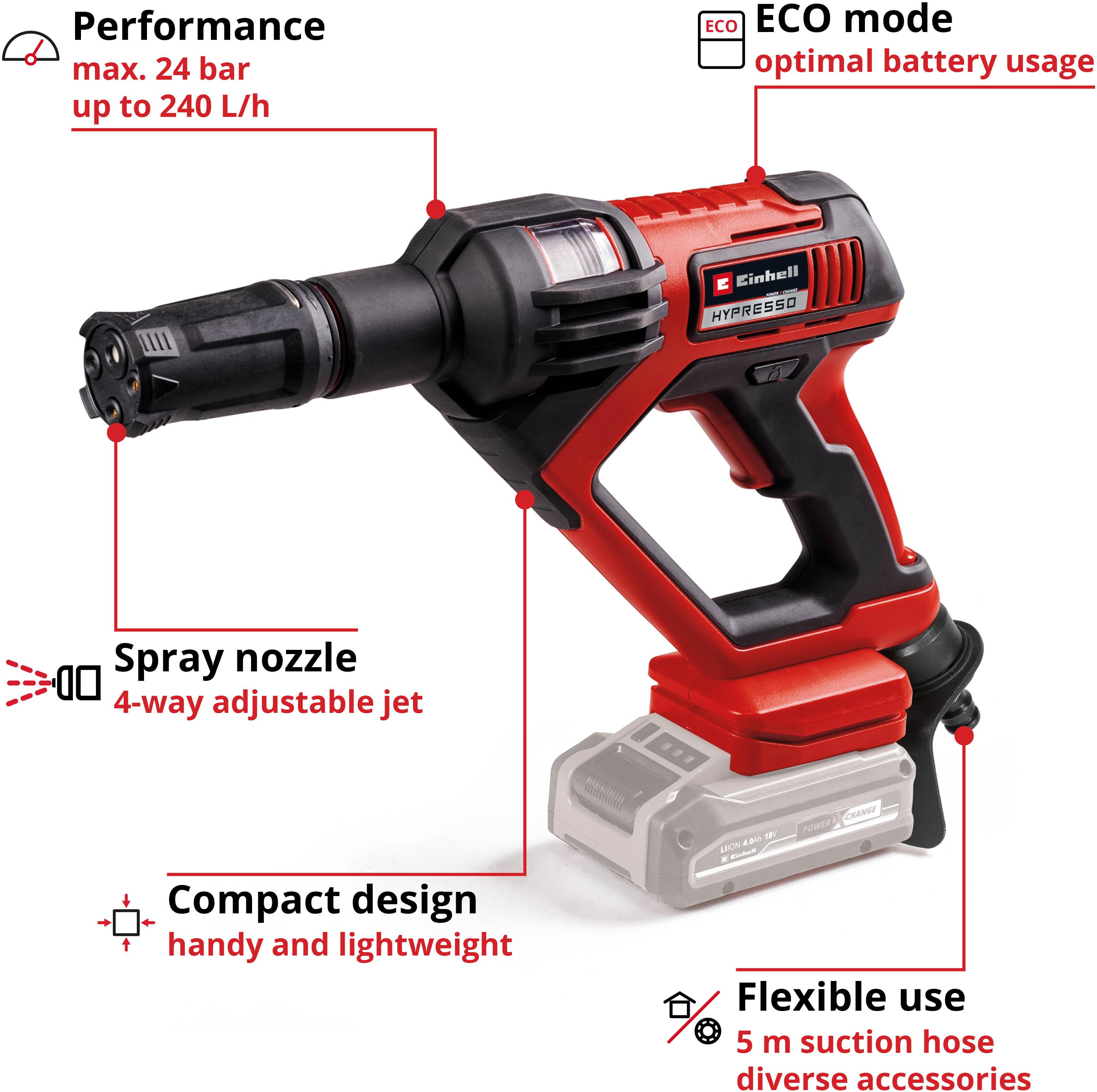 Einhell HYPRESSO 18V Pressure Cleaner