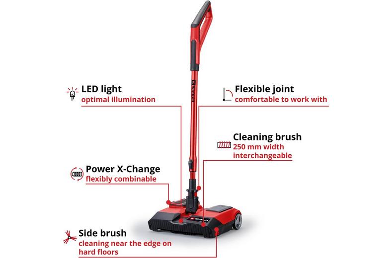 Einhell 18V Cordless Indoor/Outdoor Sweeper Einhell 18V Cordless Indoor/Outdoor Sweeper