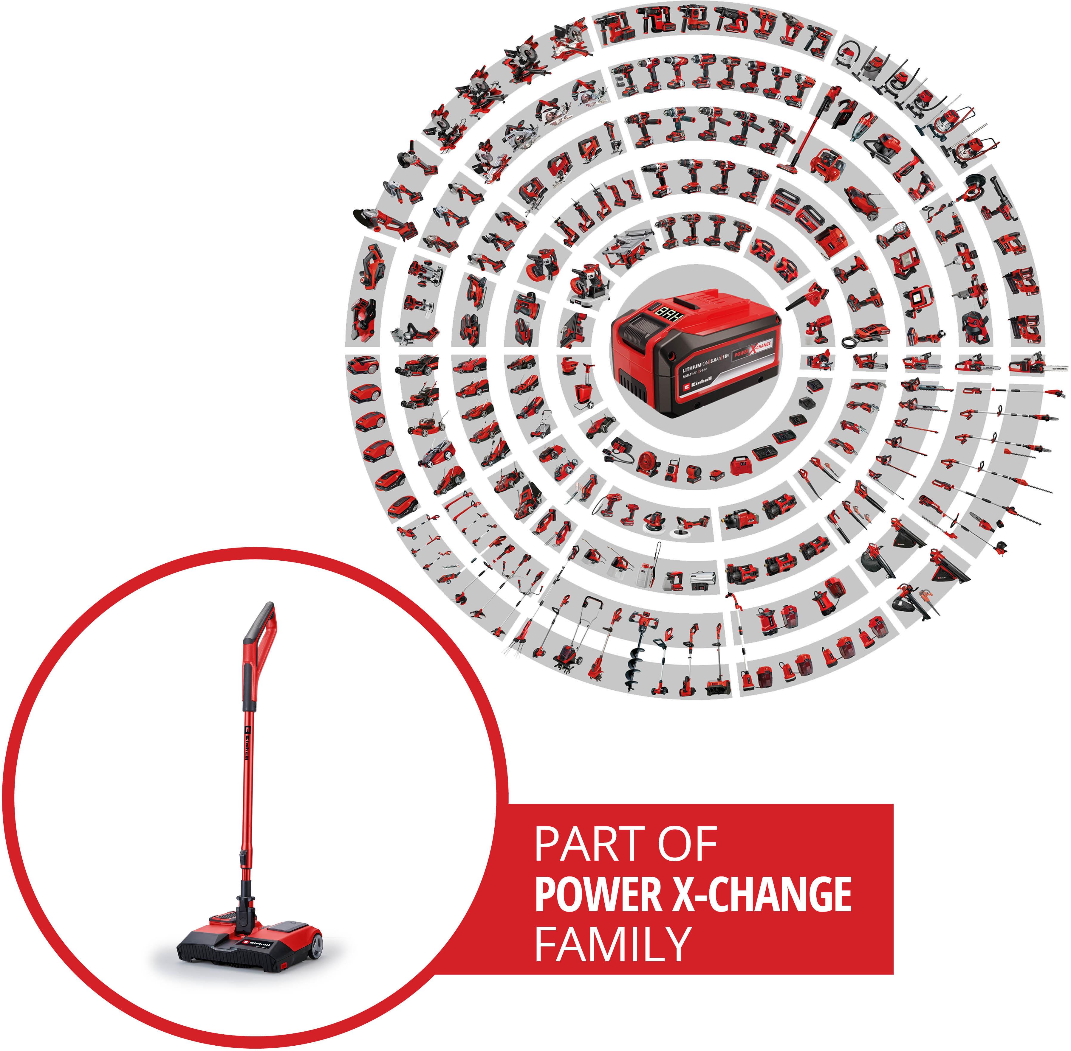 Einhell 18V Cordless Indoor/Outdoor Sweeper