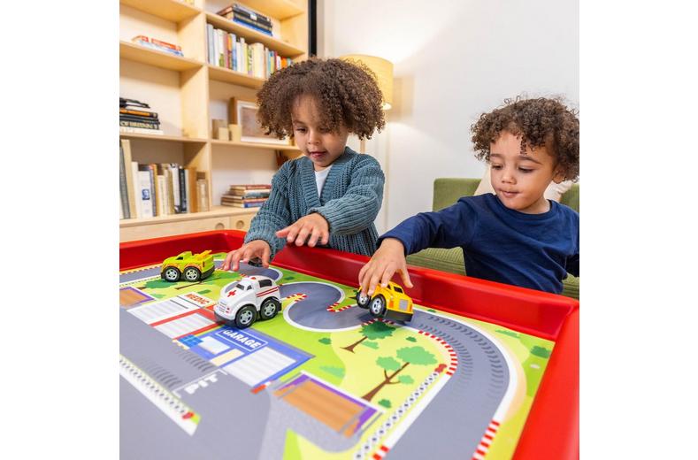 Play Tray with City & Race Play Mat Set Play Tray with City & Race Play Mat Set
