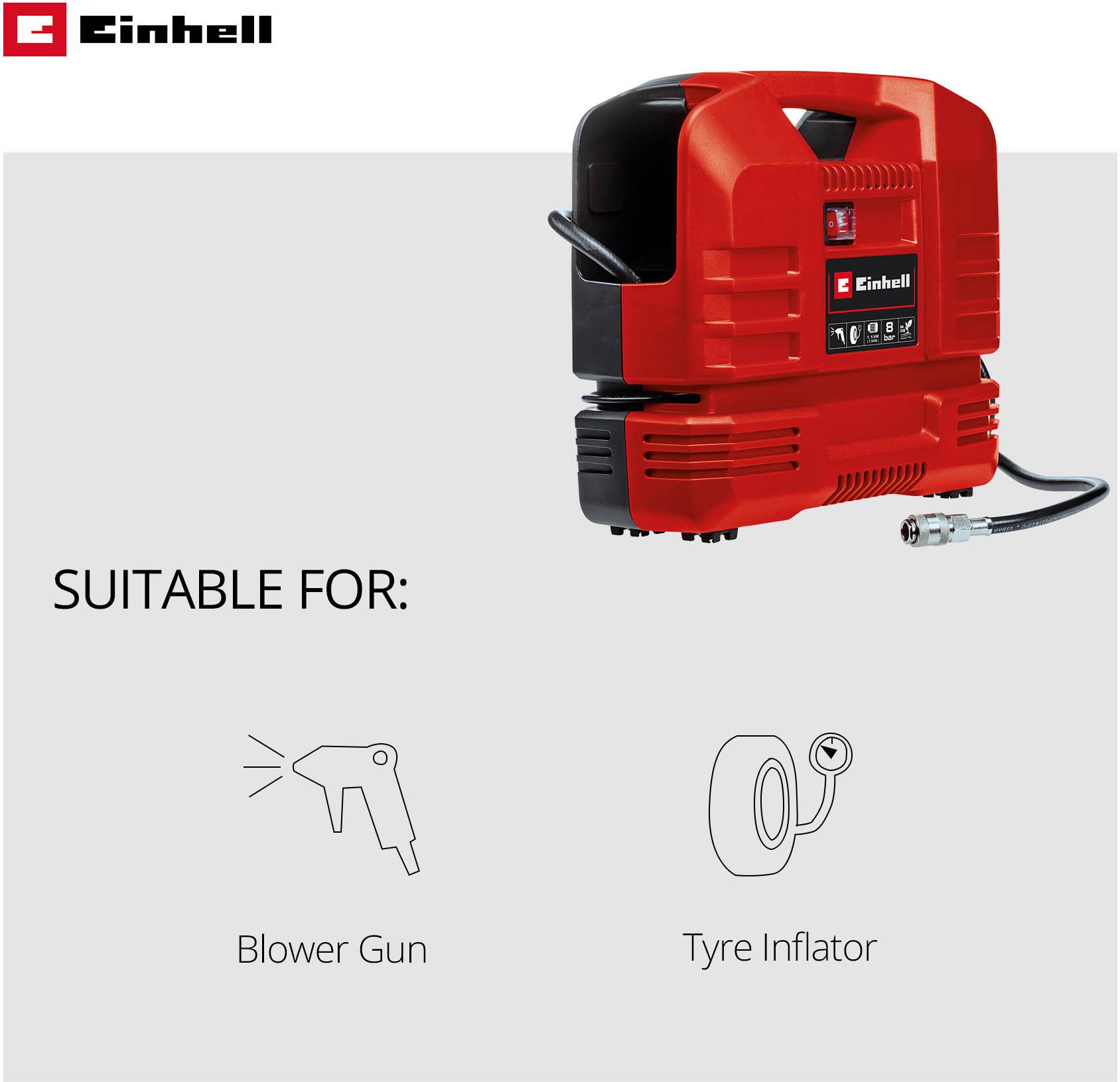 Einhell 190 Oil Free Set Portable Air Compressor