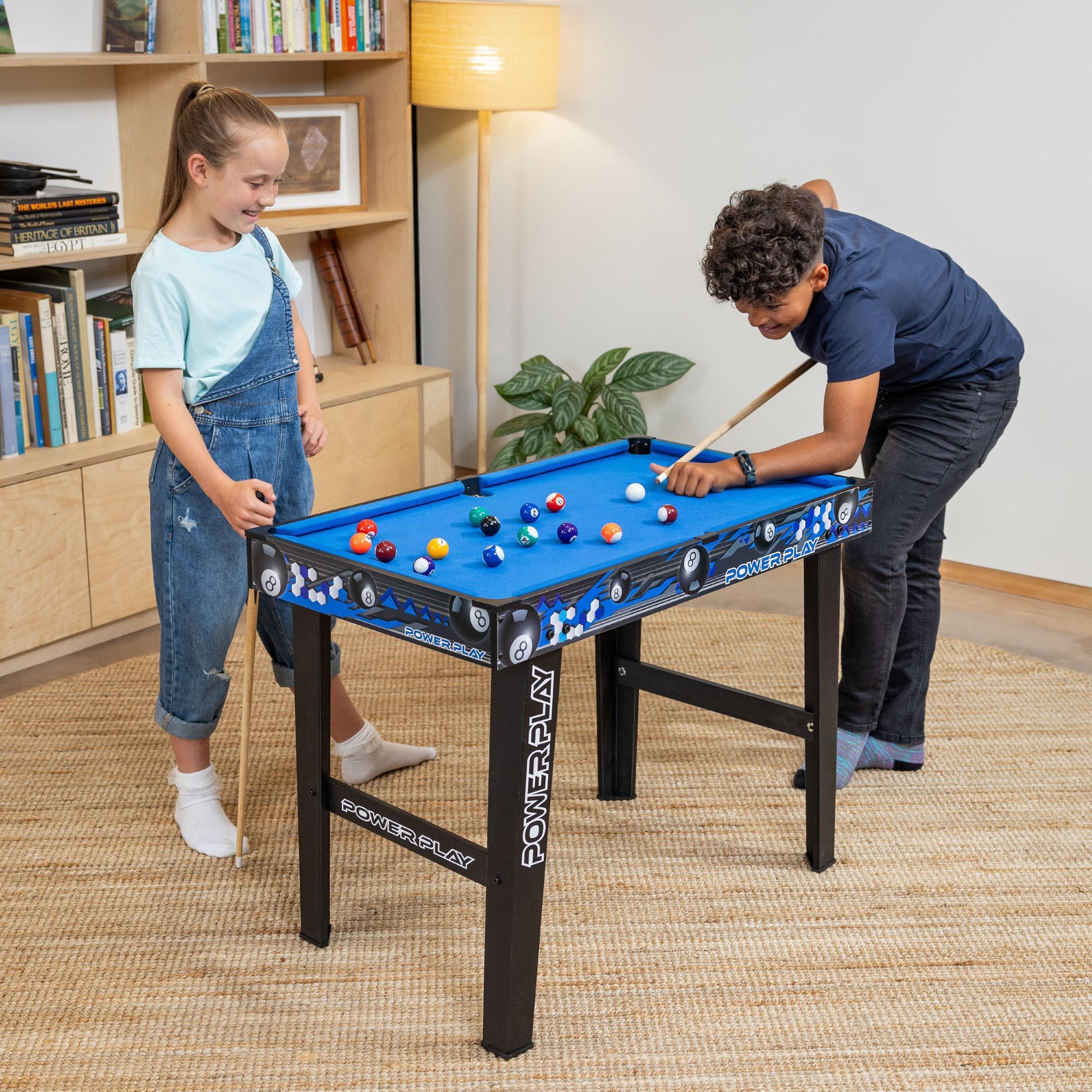 3ft Stand Up Pool Games Table - Black