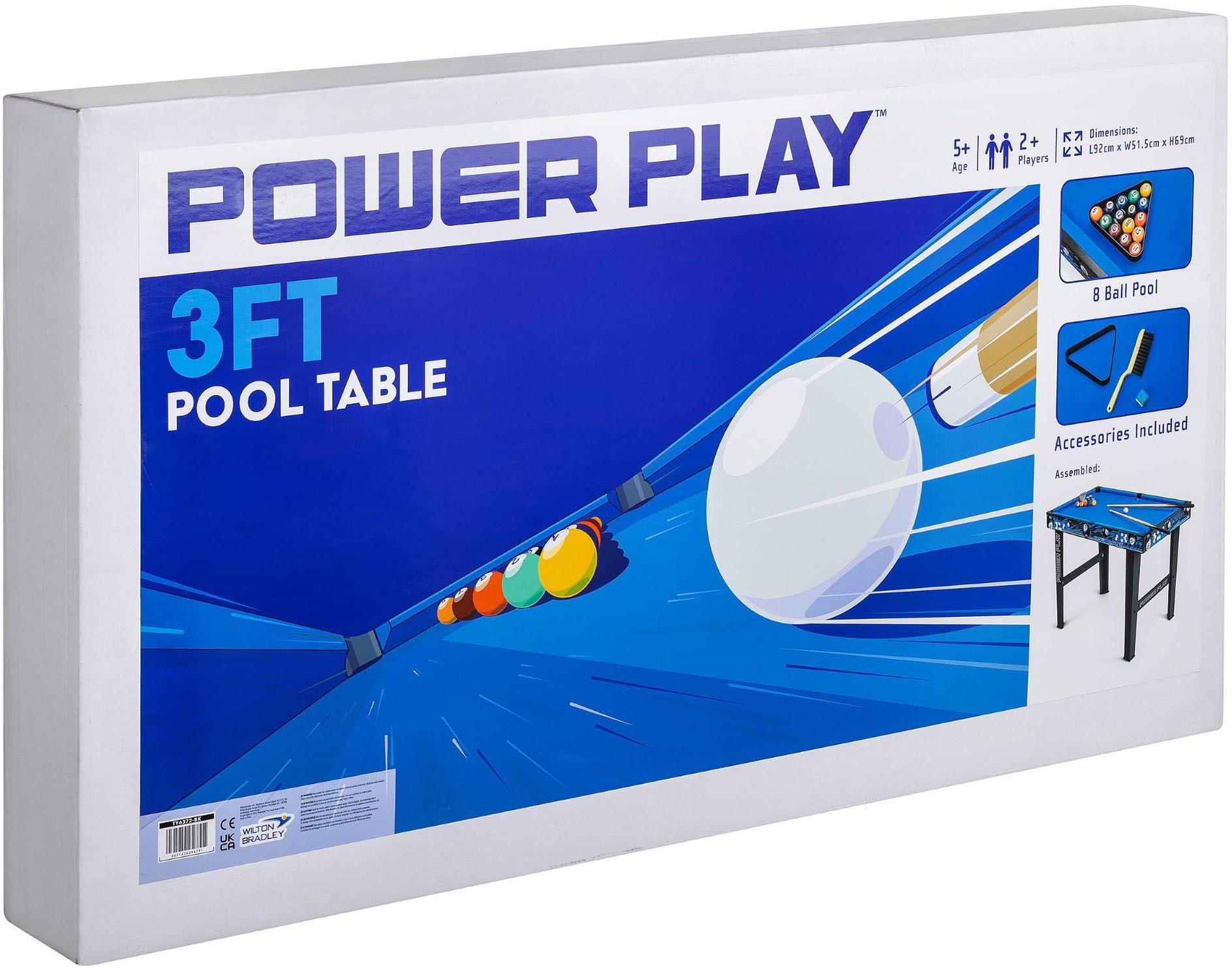 3ft Stand Up Pool Games Table - Black