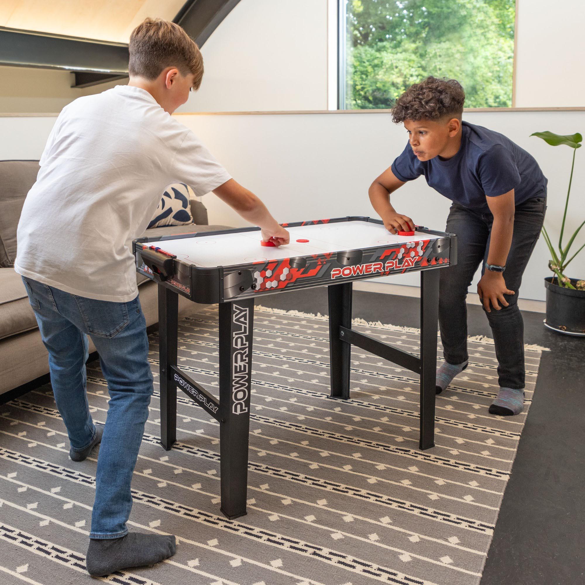 3ft Stand Up Air Hockey Games Table - Black