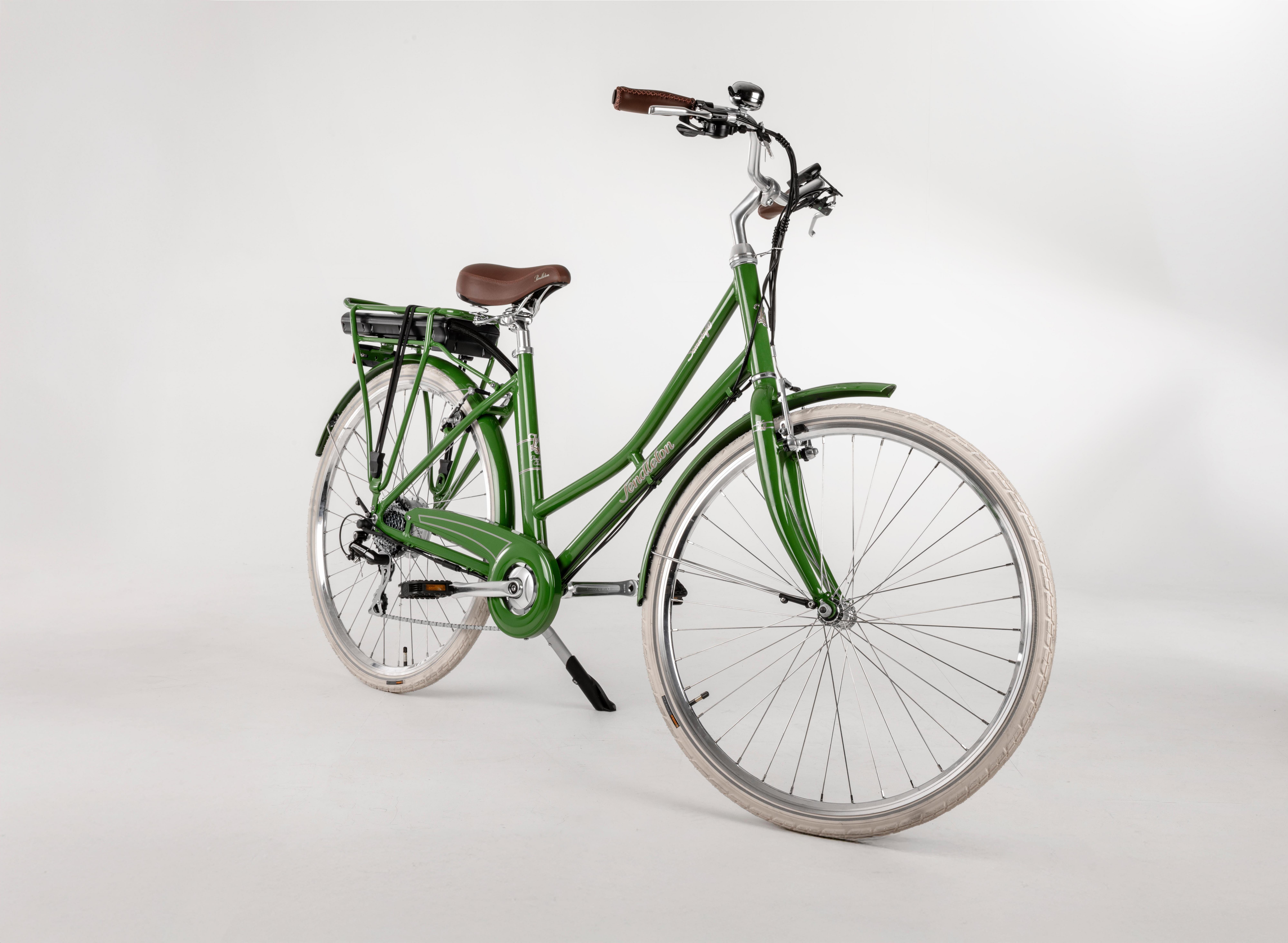 Refurbished Grade A - Pendleton Somerby Electric Hybrid Bike - Forest Green - S Frame