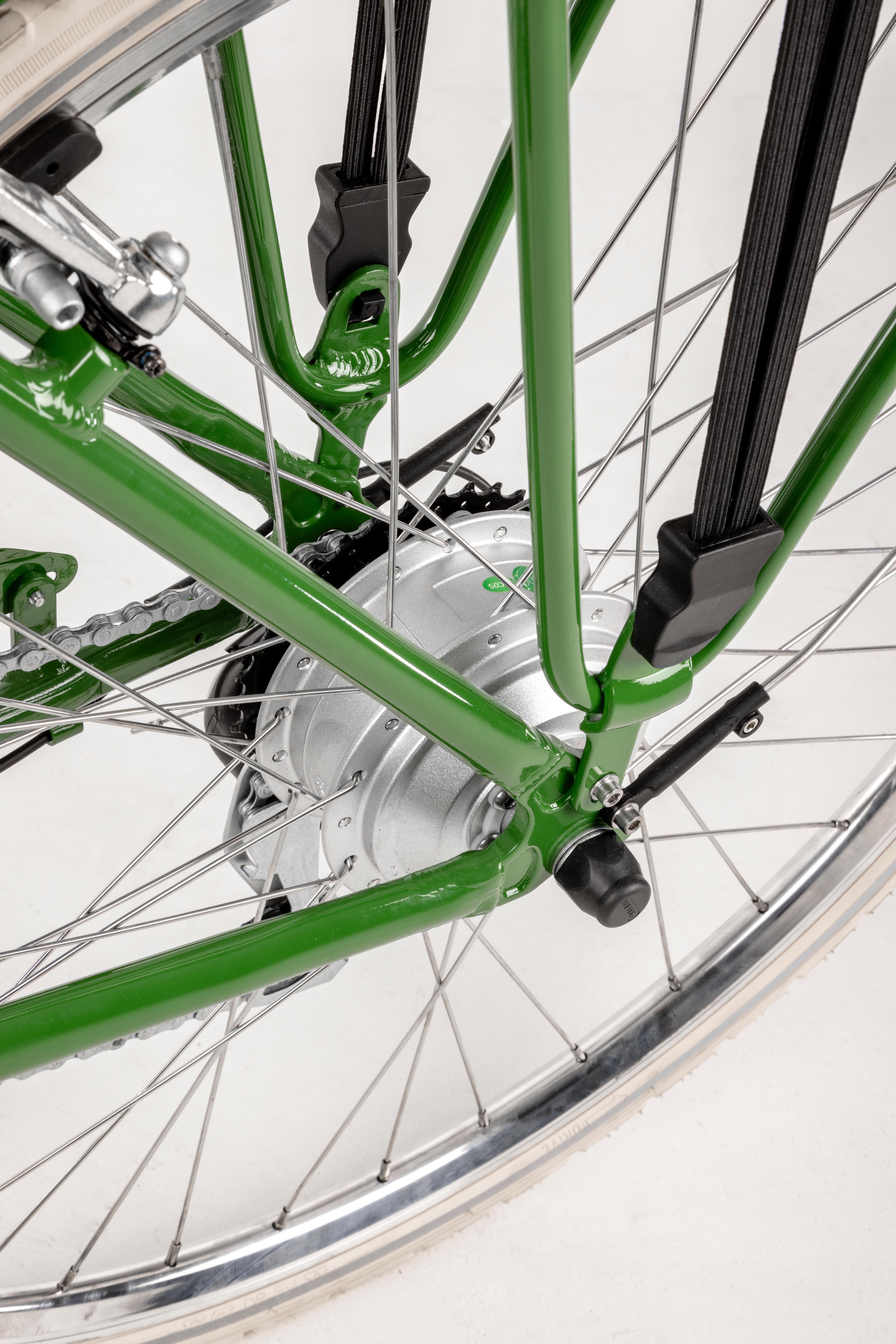 Pendleton Somerby Electric Hybrid Bike - Forest Green - M, L Frames