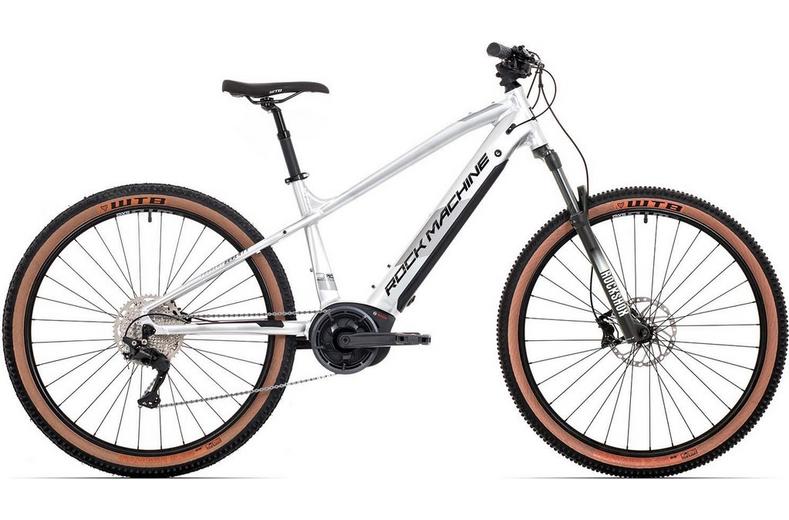 Rock Machine Torrent e70-29 B, Electric Mountain Bike, Gloss Silver/Black - M, L Frames Rock Machine Torrent e70-29 B, Electric Mountain Bike, Gloss Silver/Black - M, L Frames