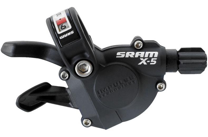 SRAM X5 3x9 Speed Shifter Set SRAM X5 3x9 Speed Shifter Set