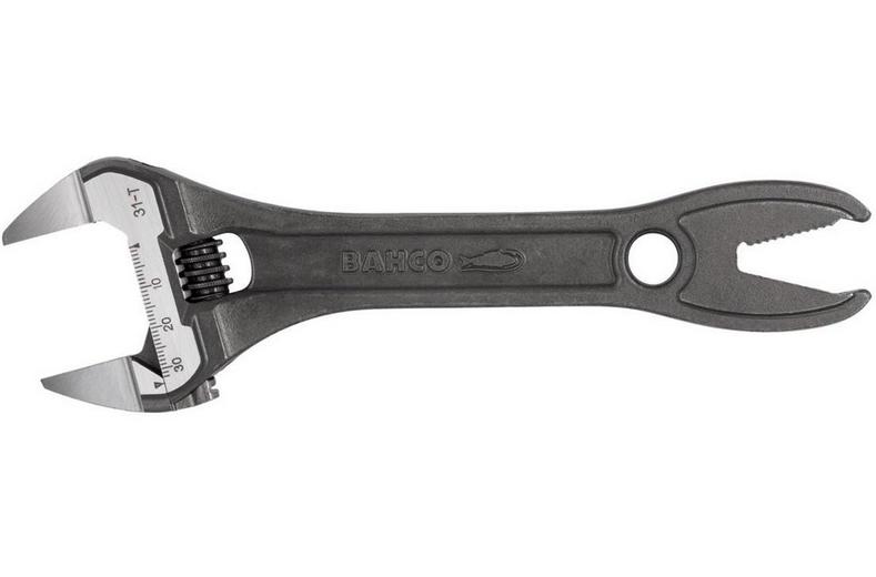 Bahco THIN JAW 8IN ADJ Wrench SHARK JAWS Bahco THIN JAW 8IN ADJ Wrench SHARK JAWS