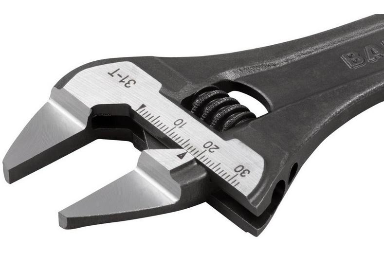 Bahco THIN JAW 8IN ADJ Wrench SHARK JAWS Bahco THIN JAW 8IN ADJ Wrench SHARK JAWS