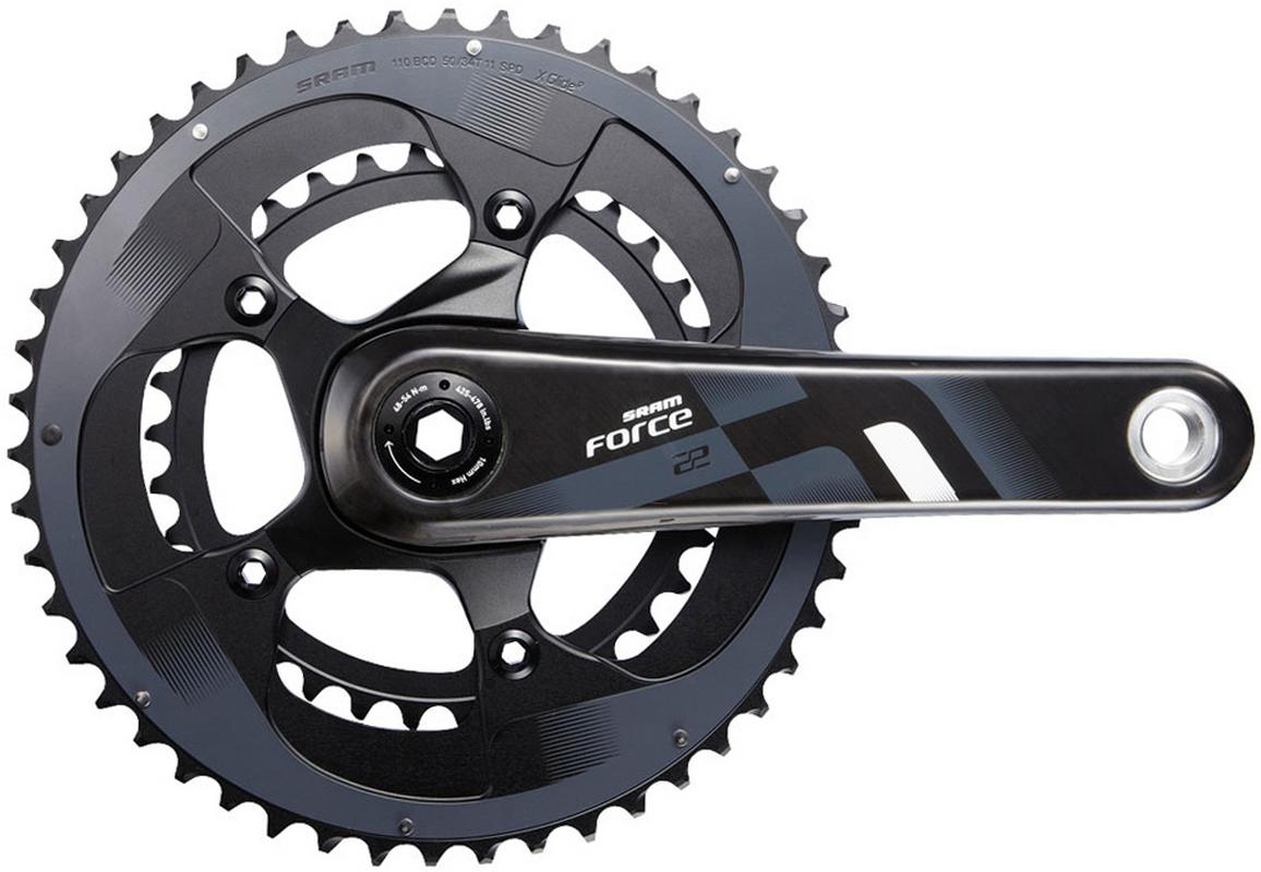 Halfords Sram Force 22 Gxp 2X11 Speed Chainset 50/34T 172.5Mm | Extra 8% off for BC Members